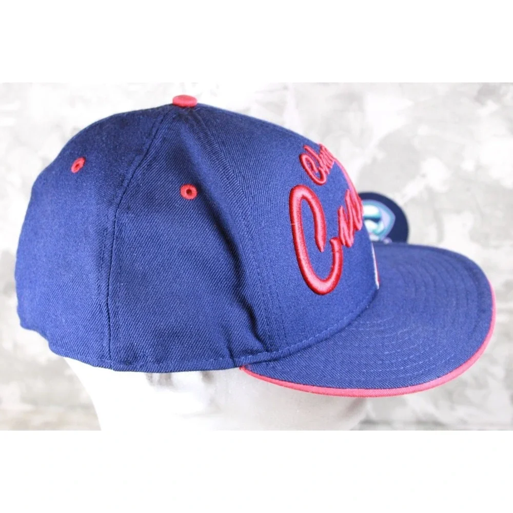 Chicago Cubs Spell Out  Logo Hat MLB Genuine Merchandise 7 7/8 Ball Cap